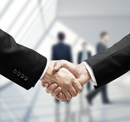 Wall Mural - business handshake