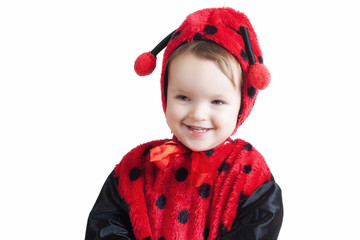 Little ladybird girl