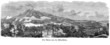Ansicht des Ätna/ Etna/ Mongibello, Vulkan, Insel Sizilien, Italien, Europa, im 19. Jahrhundert (Alte Lithographie)