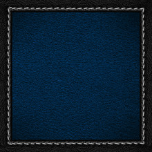 Blue Leather Background