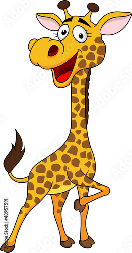 Naklejka na meble Cute giraffe