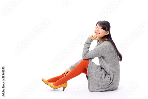 座る女の子 Stock 写真 Adobe Stock