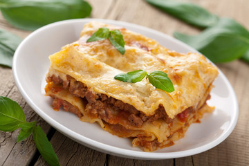 Wall Mural - classic lasagna bolognese