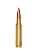 A rifle bullet over white background