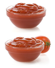 Poster - tomato sauce  isolated on white