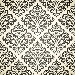 Wall Mural - Damask seamless backgrounds