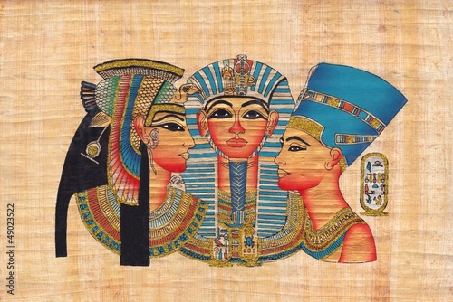 Naklejka dekoracyjna Egyptian papyrus