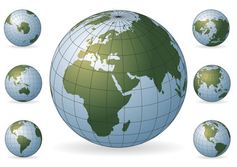 Wall Mural - Earth Globe