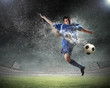 © Sergey Nivens - football player striking the ball