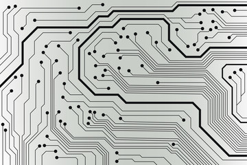 Aufkleber - abstract technology circuit board vector background