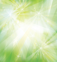 Wall Mural - vector of green sparkly background.