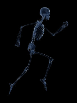 3d rendered illustration of a male runner