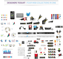 Wall Mural - Designers toolkit - Four collections in one