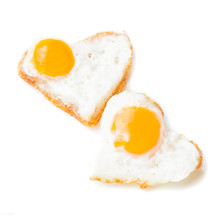 Heart Fried Eggs