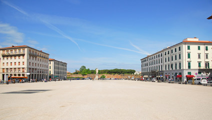 Wall Mural - Italy, Livorno Republic square