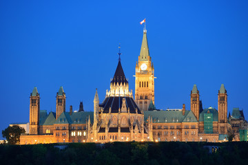 Wall Mural - Ottawa at night