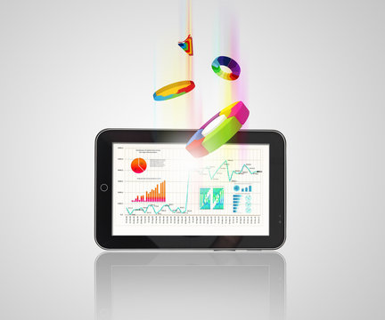 Pad and three-dimensional graphics