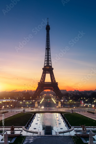 Naklejka - mata magnetyczna na lodówkę Tour Eiffel Paris France