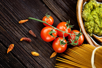 Wall Mural - Pasta ingredients