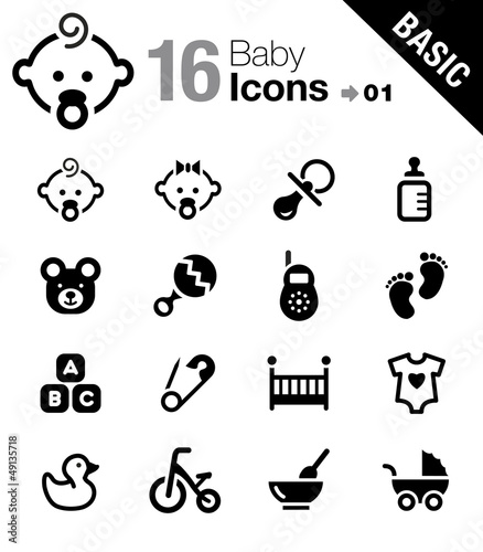 Fotografija  Basic - Baby icons