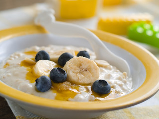 Canvas Print - porridge for baby