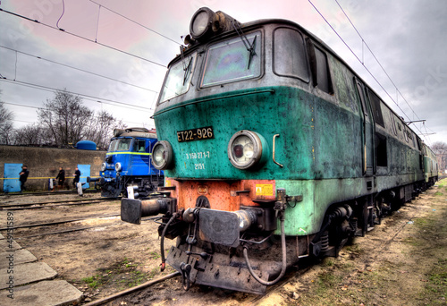 Naklejka na szybę train