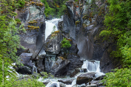 Naklejka na kafelki Waterfall on Alaska