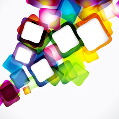 Poster - abstract cheerful background.