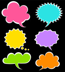 Wall Mural - Speech bubbles