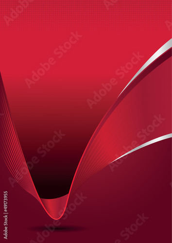 Nowoczesny obraz na płótnie Vector abstract elegant red background