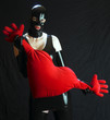 © Richard Semik - woman in latex with heart