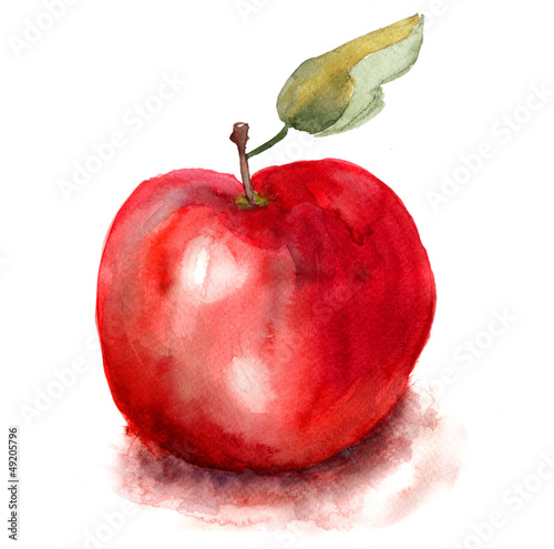 Naklejka na meble Apple illustration