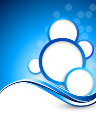 Aufkleber - Background with circles