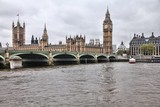 Fototapeta Big Ben - London in the rain - Westmister Palace