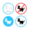 signs with cows