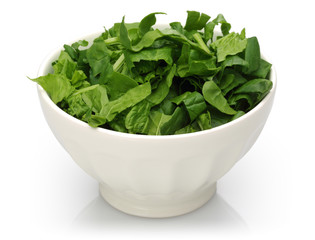 Poster - fresh chopped spinach