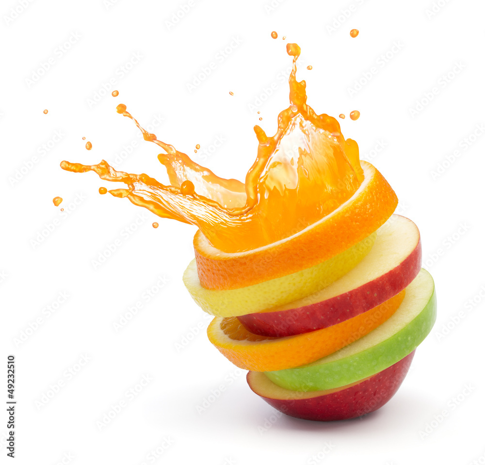 Obraz na płótnie fruit punch w salonie