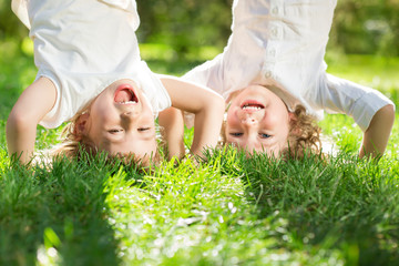 children having fun