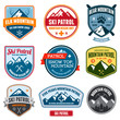 Ski badges