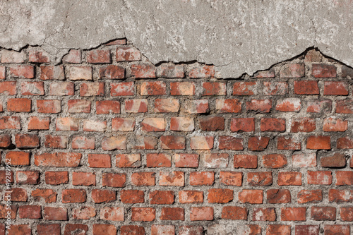 Fototapeta do kuchni Detail of a brick wall
