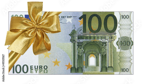 Billet Cadeau De 100 Euros Stock Photo Adobe Stock Billet Cadeau De 100 Euros Stock Photo Adobe Stock