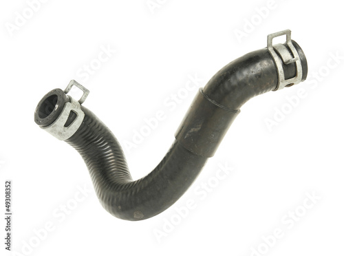 Fotografie, Obraz Rubber hose isolated on white background
