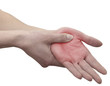 © Lovrencg - Acute pain in a woman palm
