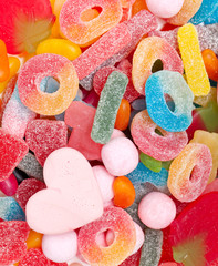 colorful candies background