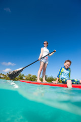 Wall Mural - Family tropical vacation