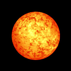 Wall Mural - Sun in outer space
