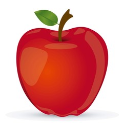 Wall Mural - red apple