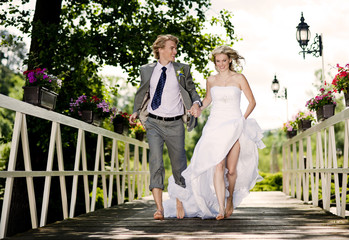 Beautiful wedding couple