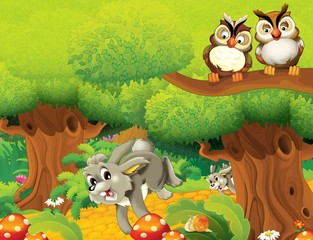 Wall Mural - The life on the farm - illustration for the children