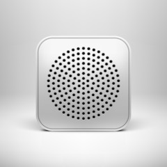 Fototapete - Technology App Icon Blank Template